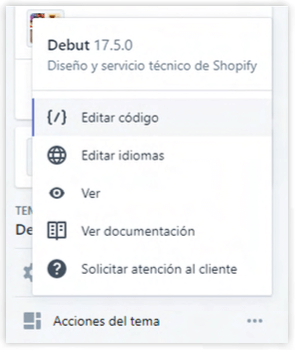Editar Codigo Shopify