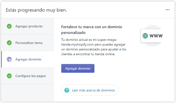 Domino a Shopify México